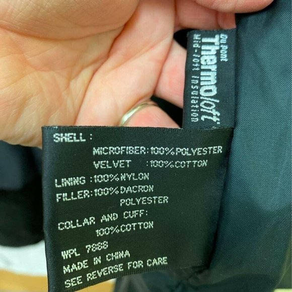 Bromley Sport Mens Puffer Jacket Black Collared L - Picture 5 of 10